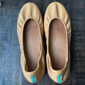 Gently used camel Tieks in size 8